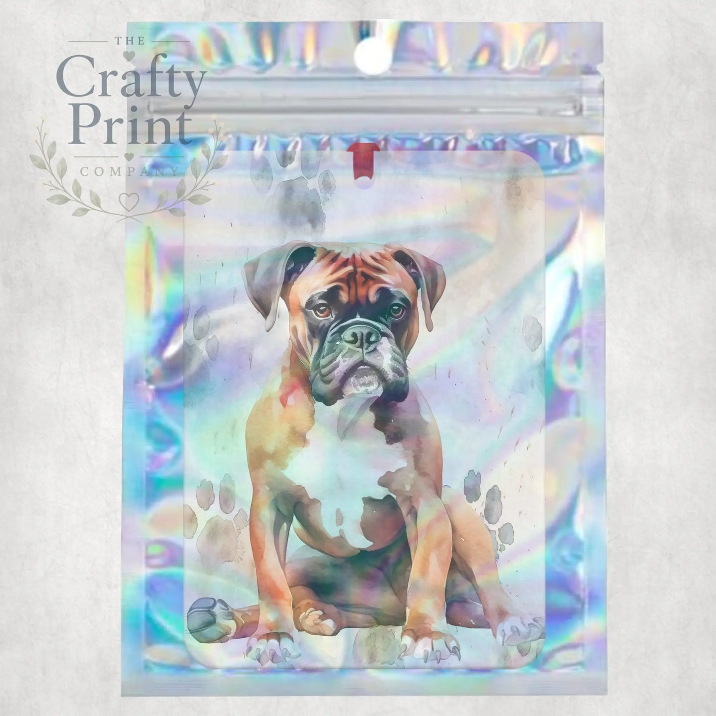 Boxer Paw Print Car Air Freshener - Vehicle Fresheners