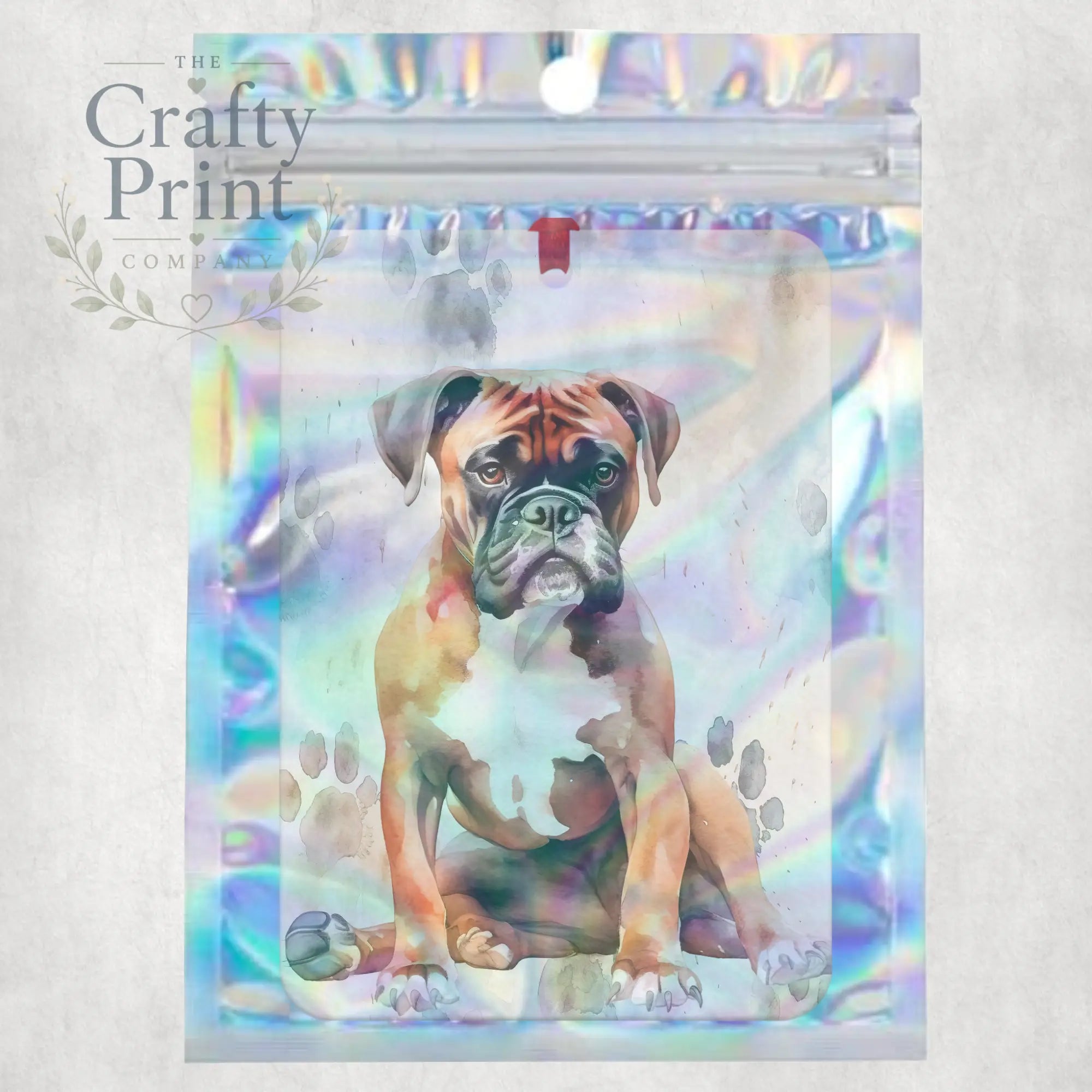 Boxer Paw Print Car Air Freshener - Vehicle Fresheners