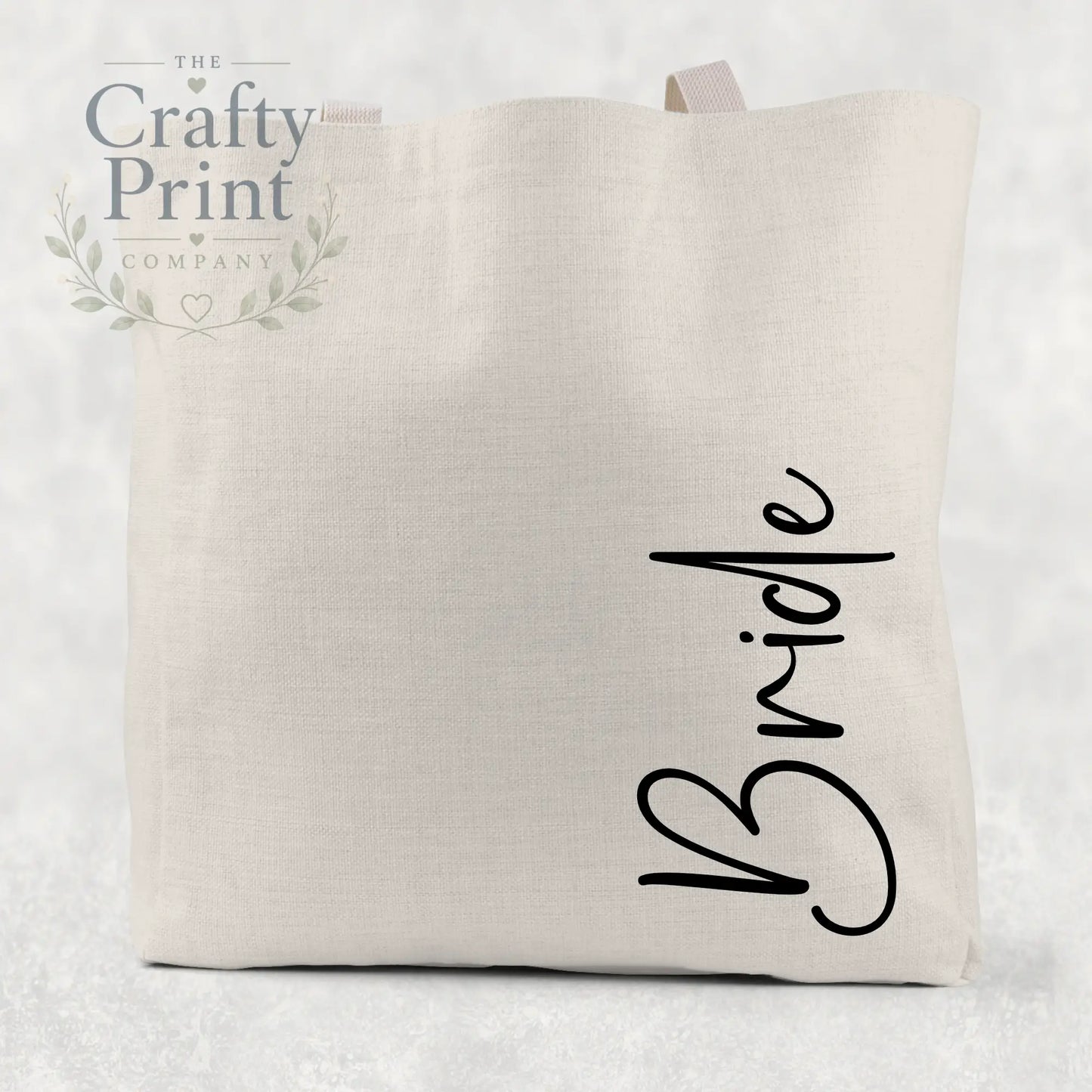 Bride Cotton Tote Bag - Natural - Shopping Totes