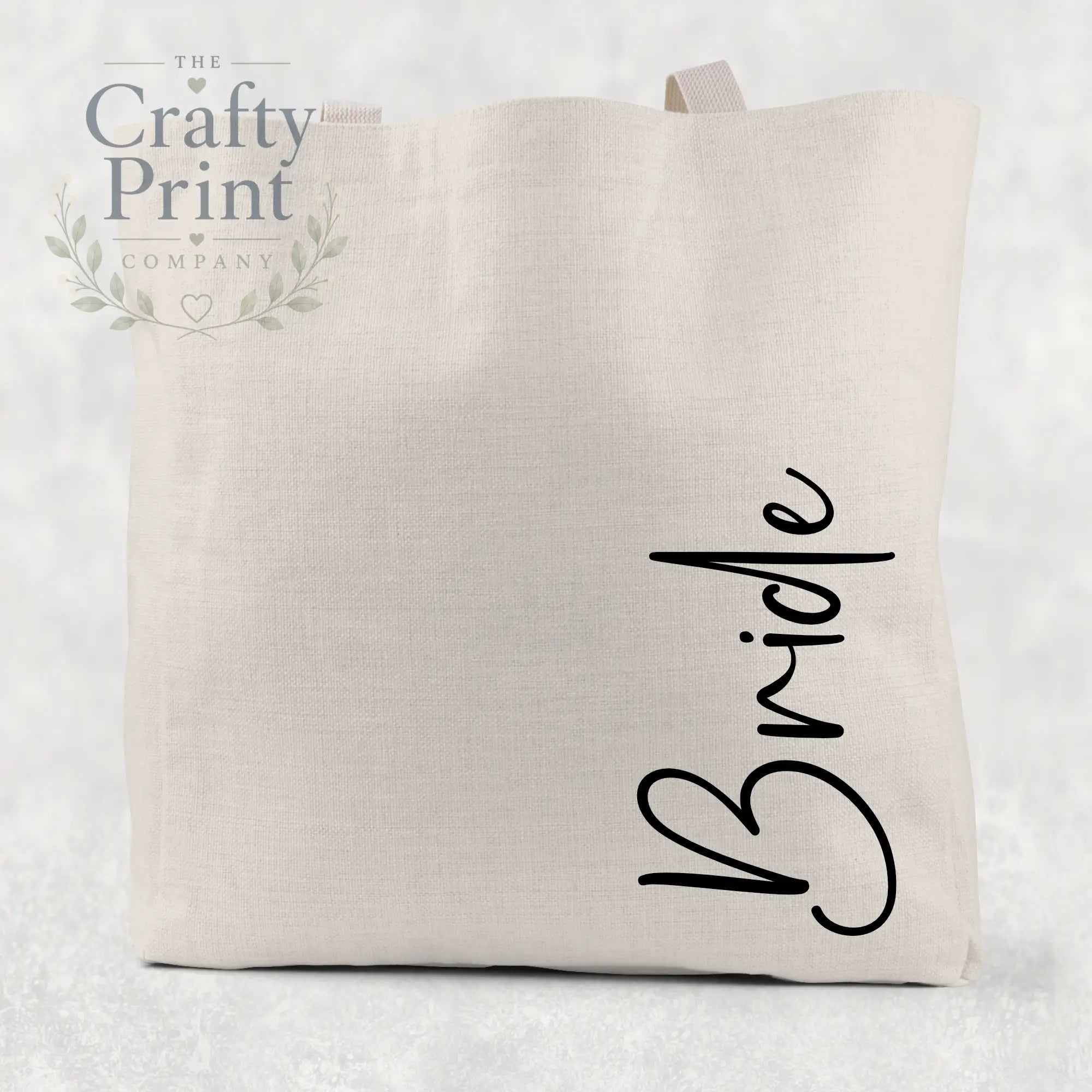 Bride Cotton Tote Bag - Natural - Shopping Totes