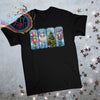 Brushstroke Nutcracker Christmas Children’s T-shirt - Black