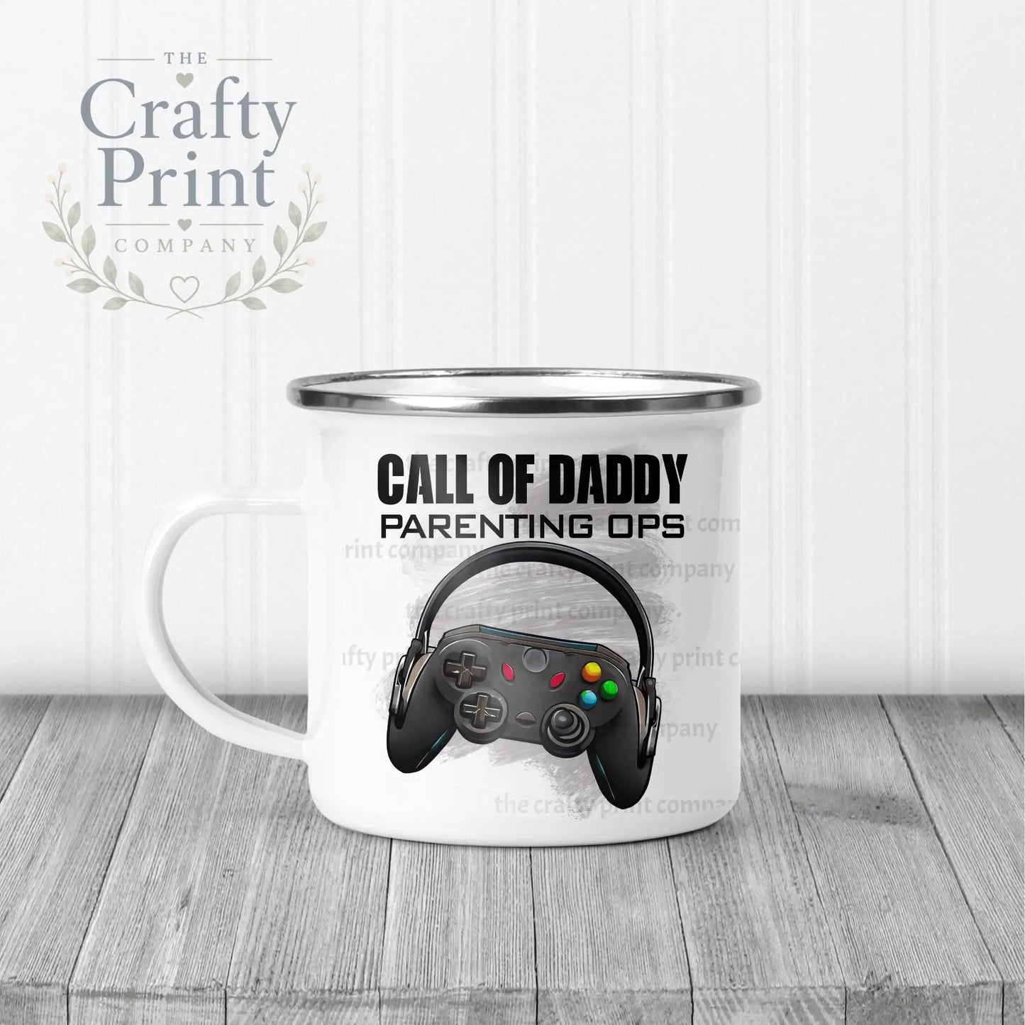 Call of Daddy Parenting Ops Mug - Enamel - Mugs