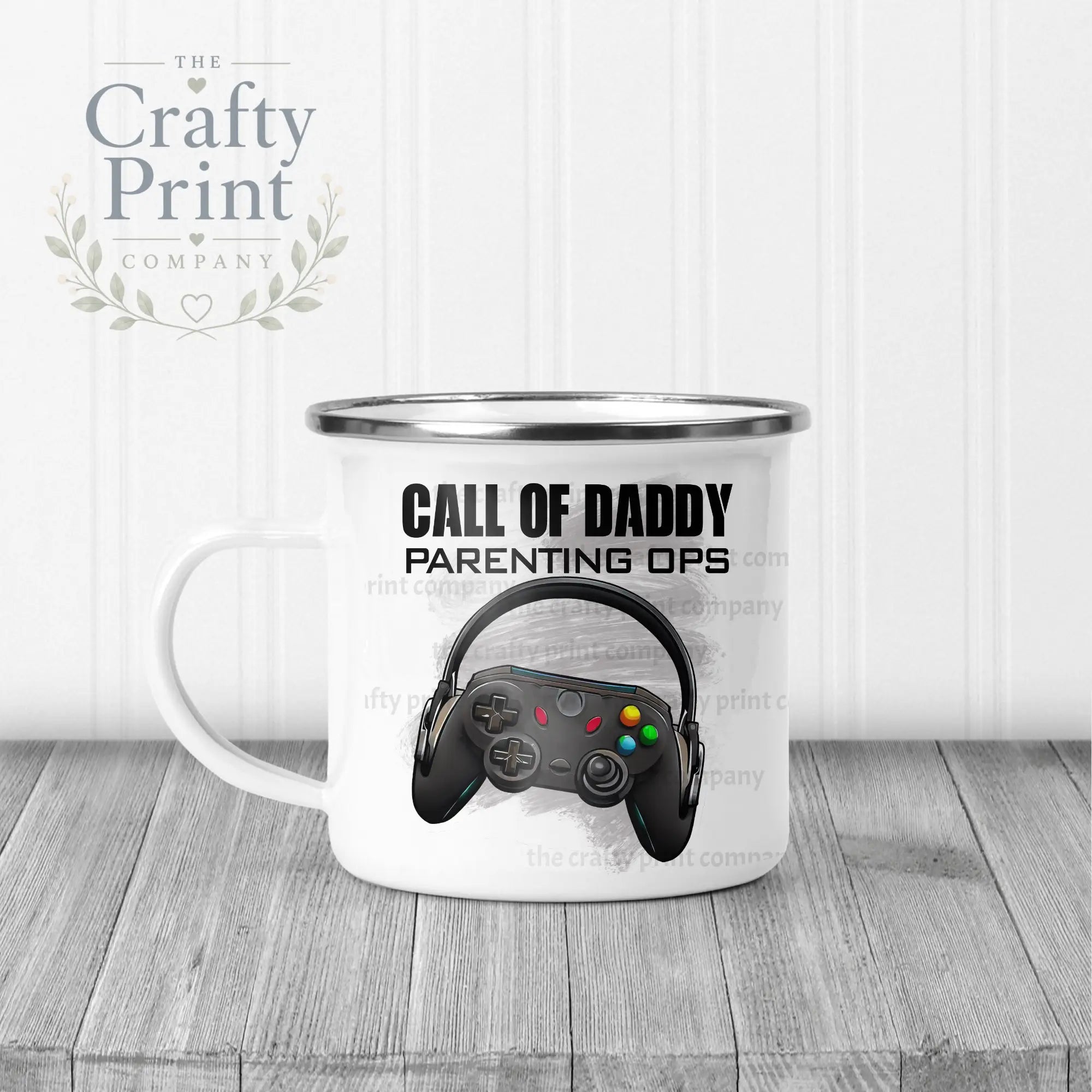 Call of Daddy Parenting Ops Mug - Enamel - Mugs