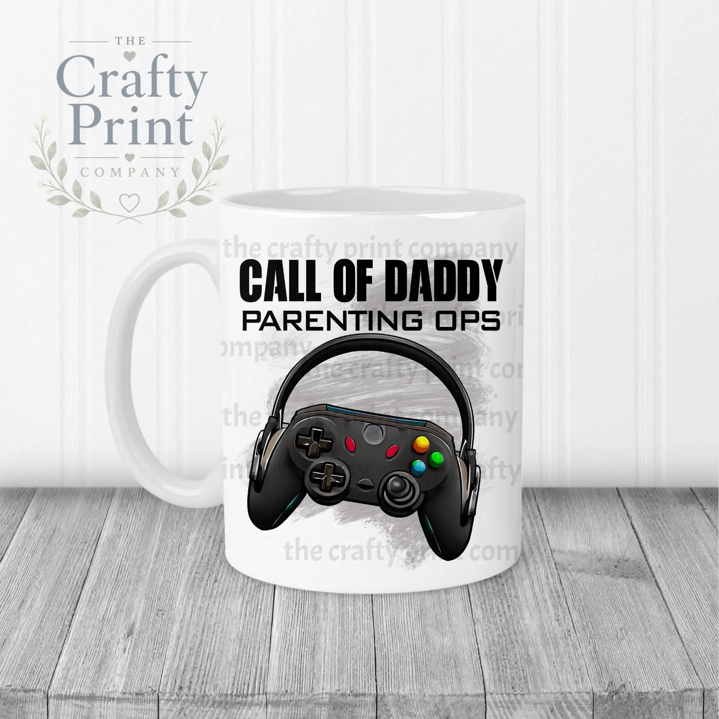 Call of Daddy Parenting Ops Mug - White Handle & Inner