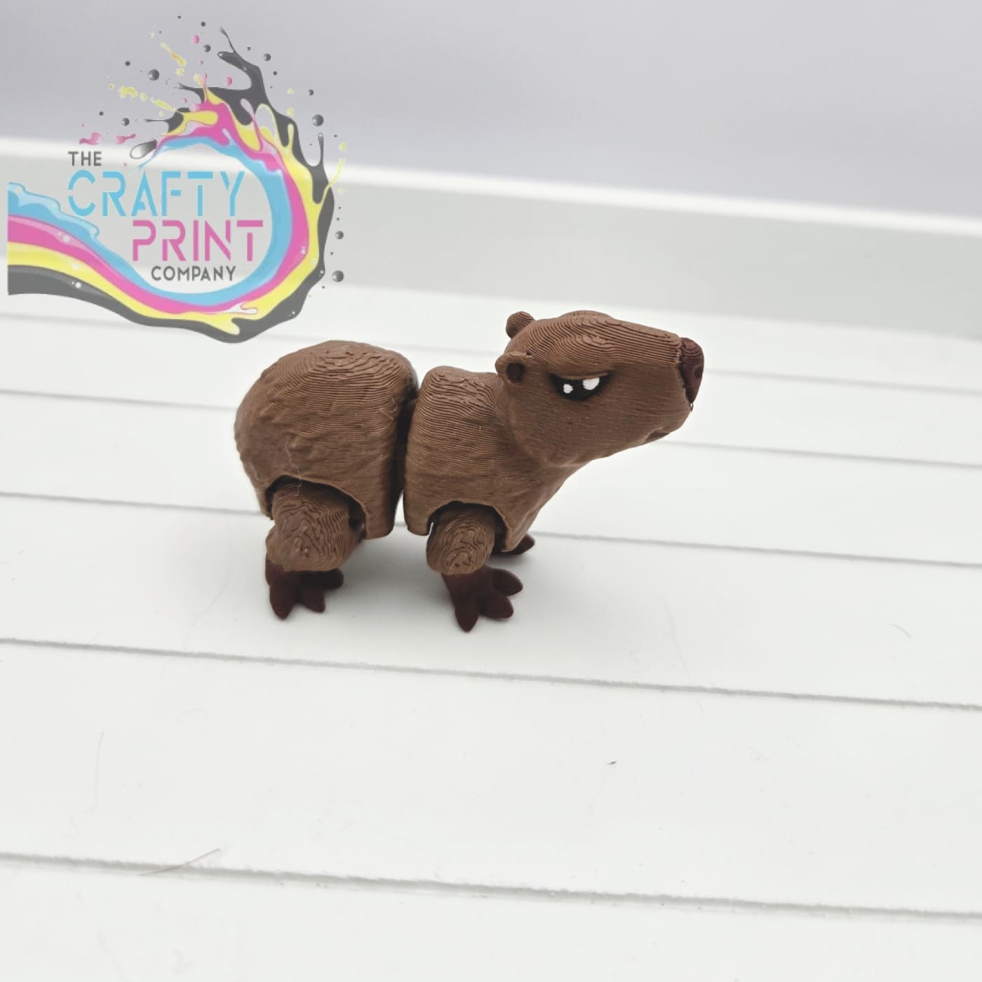 Capybara Articulated Flexi Fidget Toy - Without Hole