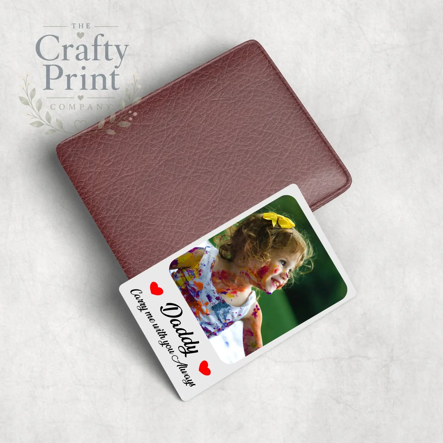 Carry me with you Always Personalised Card for Purse