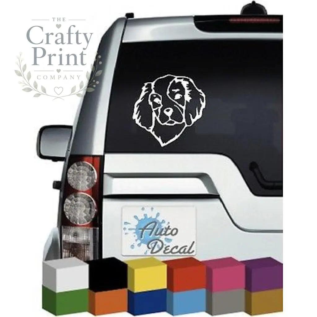 Cavalier King Charles Spaniel Car Sticker - Bumper Stickers