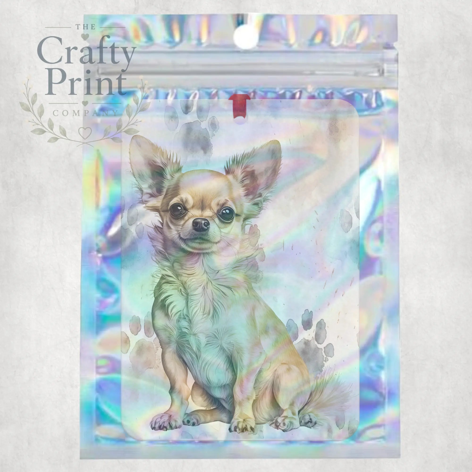 Chihuahua Paw Print Car Air Freshener - Vehicle Fresheners