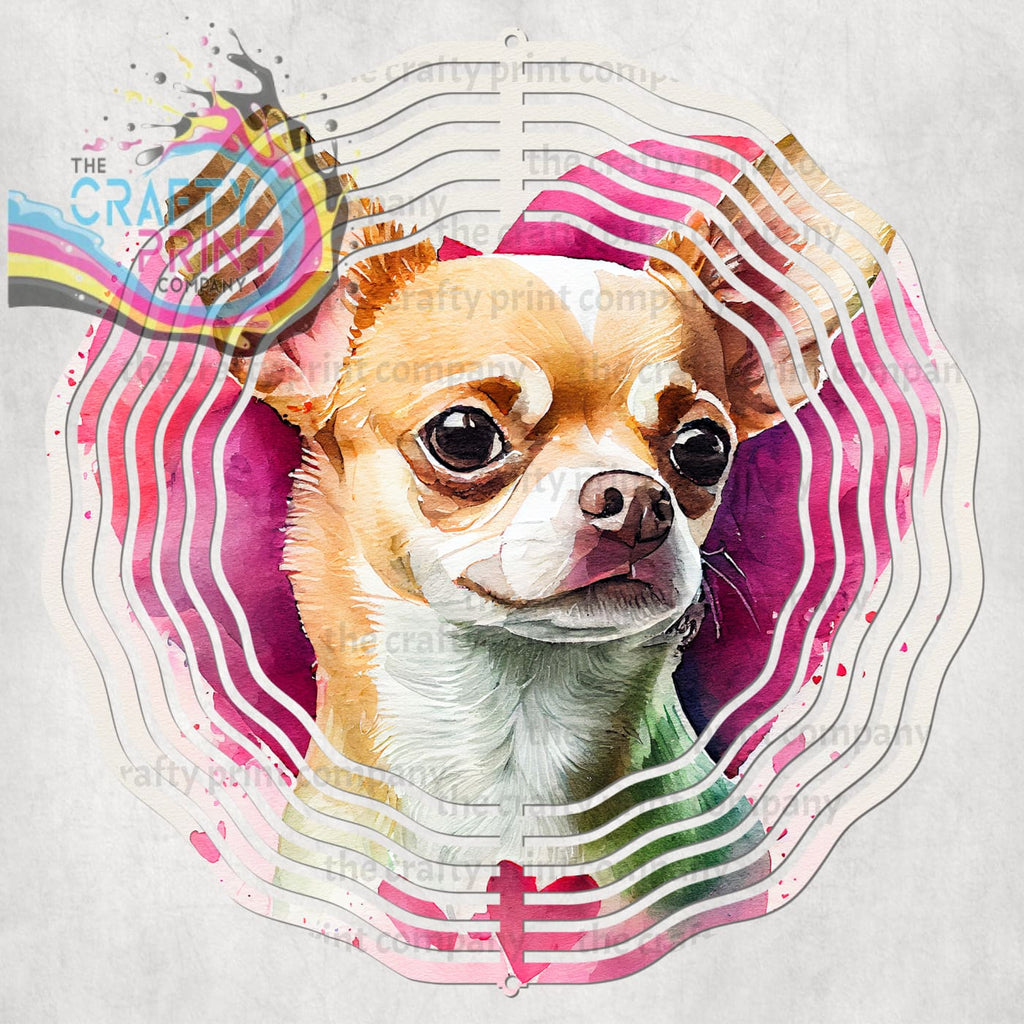 Chihuahua Wind Spinner