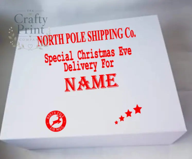 Christmas Eve Box V3 Vinyl Sticker - Decorative Stickers