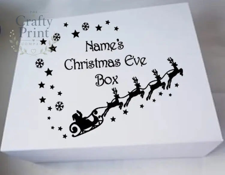 Christmas Eve Box V5 Vinyl Sticker - Decorative Stickers