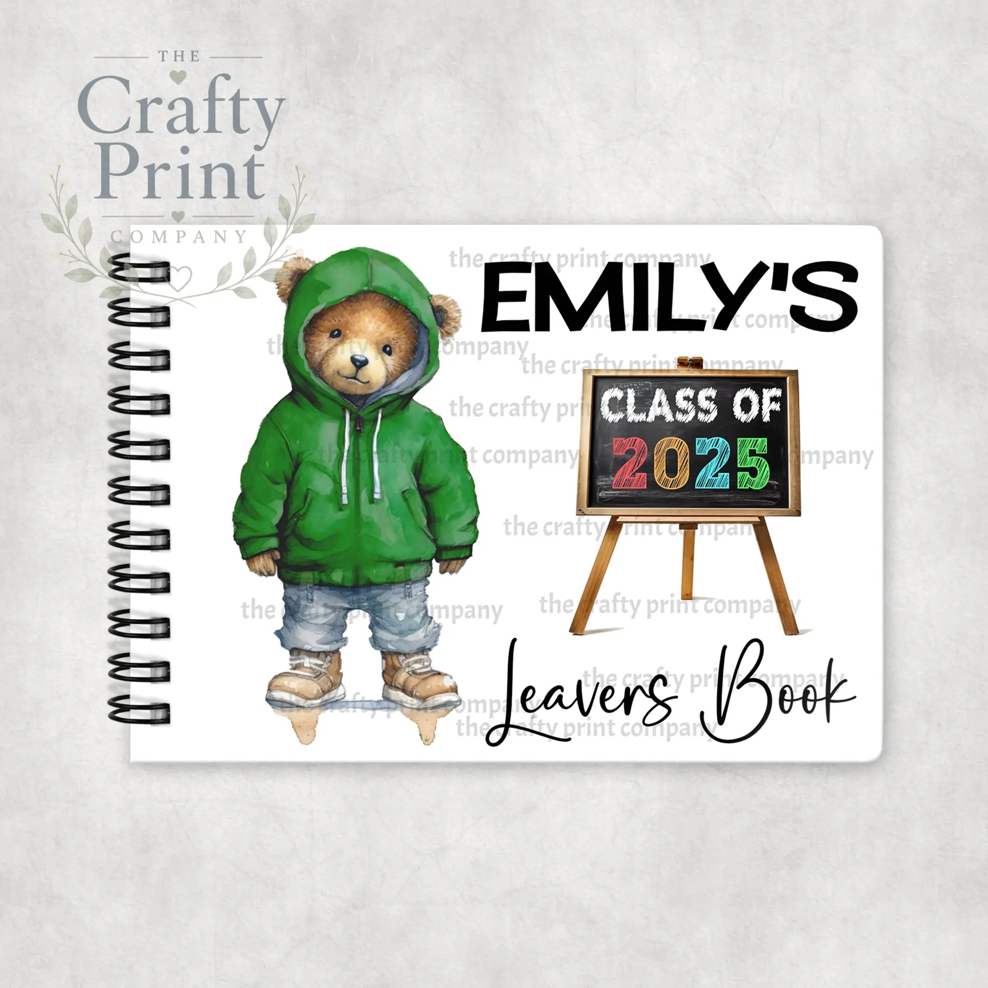 Class of 2025 Leavers Book Hoodie Teddy Signing - Notebook