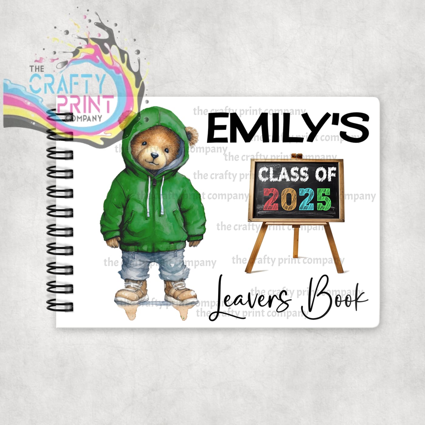 Class of 2025 Leavers Book Hoodie Teddy Signing - Notebook