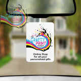 Company Logo Car Air Freshener with Fragrance Bottle
