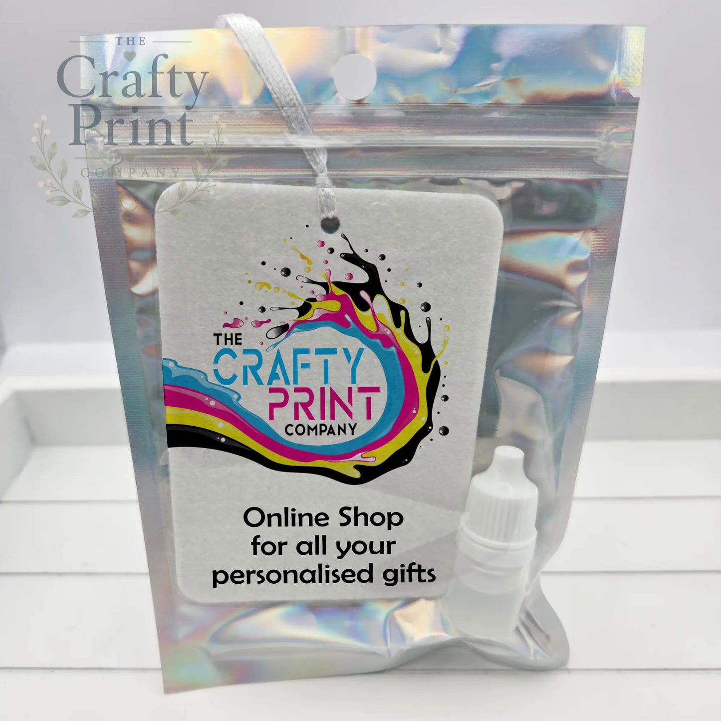 Company Logo Car Air Freshener with Fragrance Bottle