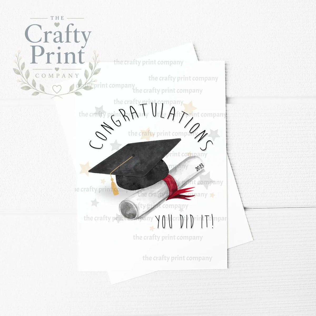 Congratulations 2023 You Did it! Graduation A5 Card