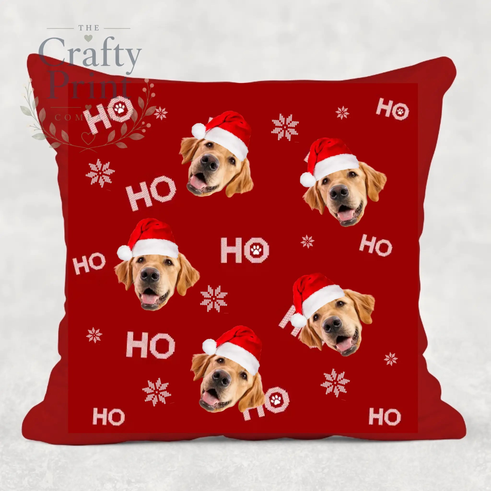 Custom Pet Ho Christmas Cushion - Chair & Sofa Cushions