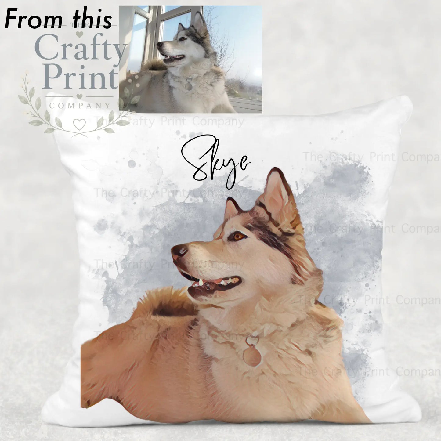 Custom Pet Photo Cushion - Chair & Sofa Cushions