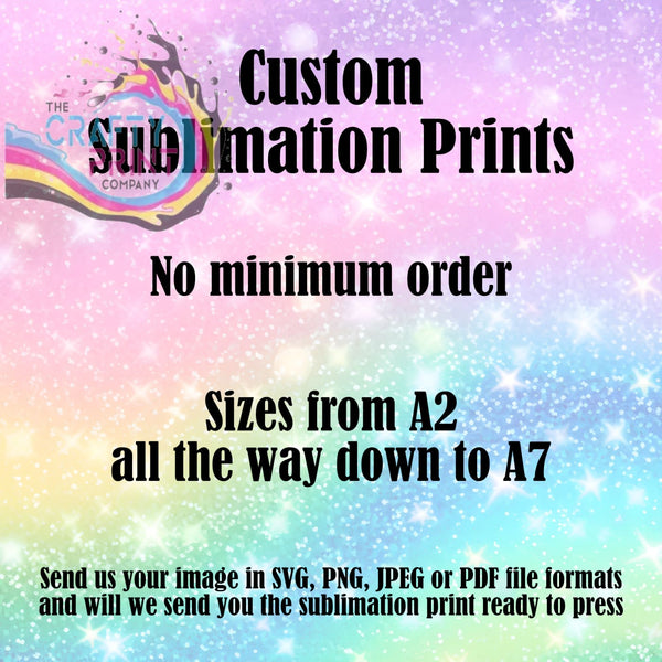 Custom Sublimation Print