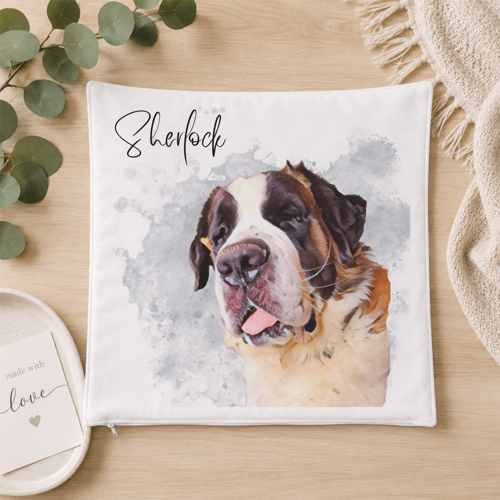 Custom Pet Photo Cushion