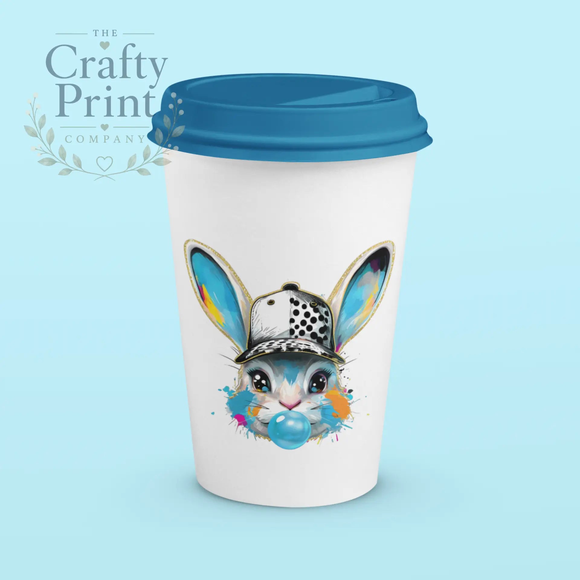 Cute Boy Bunny UV DTF Sticker | Mug | Dome Cup | Waterproof