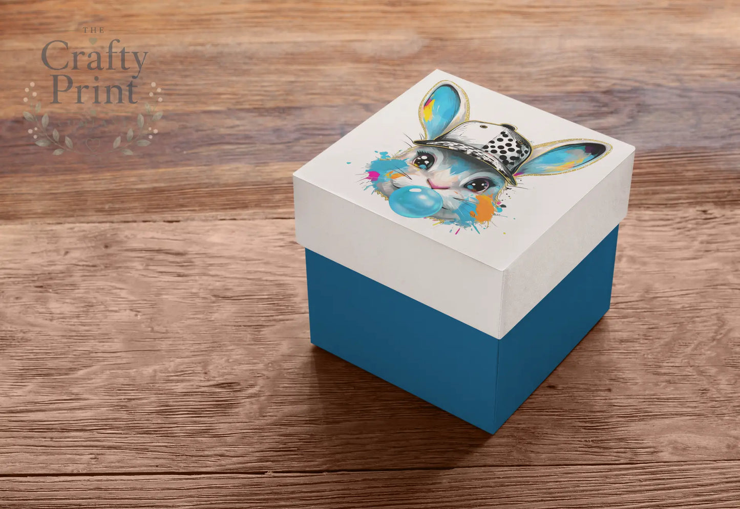 Cute Boy Bunny UV DTF Sticker | Mug | Dome Cup | Waterproof