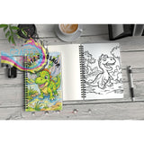 Cute Dinosaur Coloring Book for Kids (A5 45 Pages) - Toys &