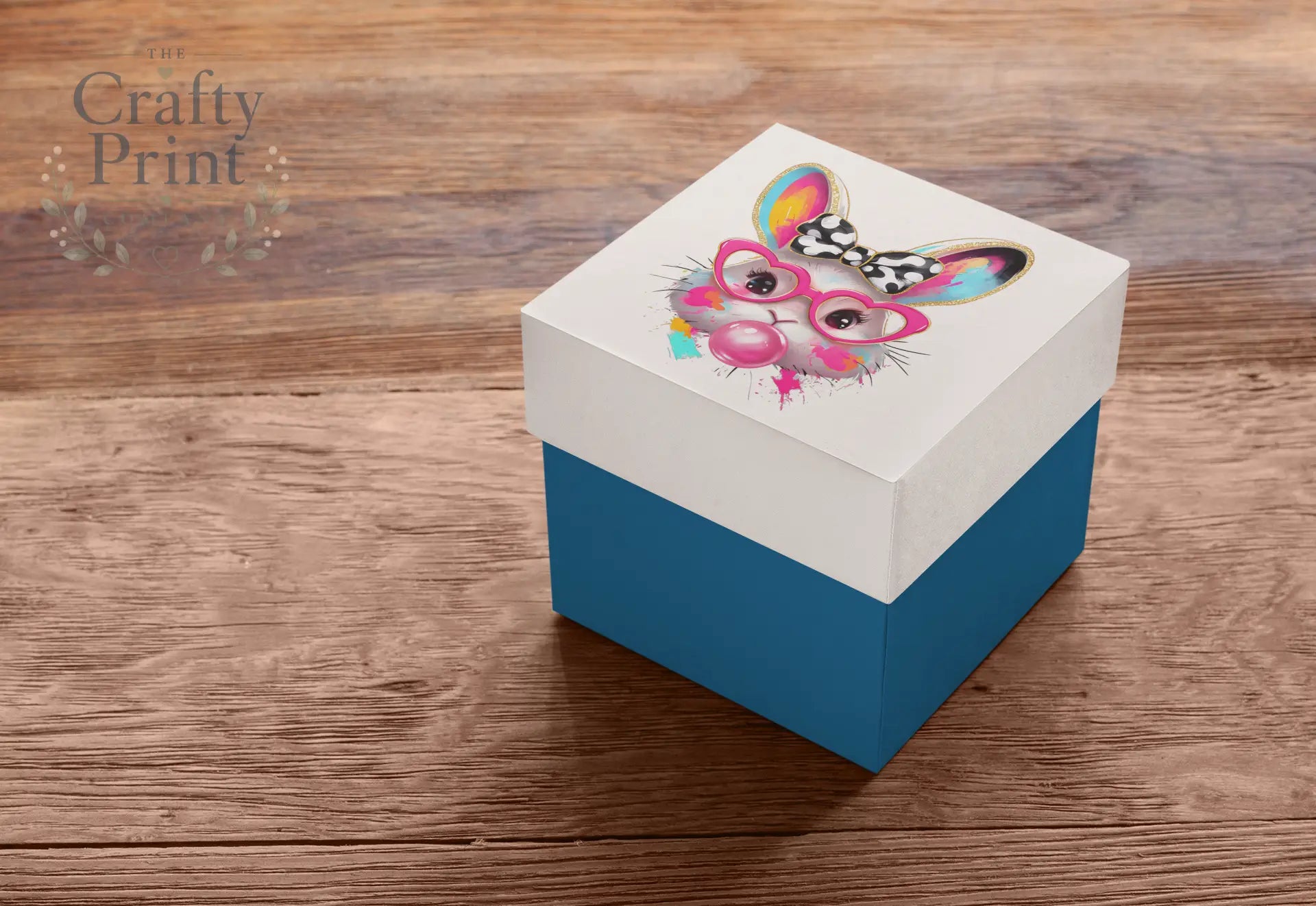 Cute Girl Bunny UV DTF Sticker | Mug | Dome Cup