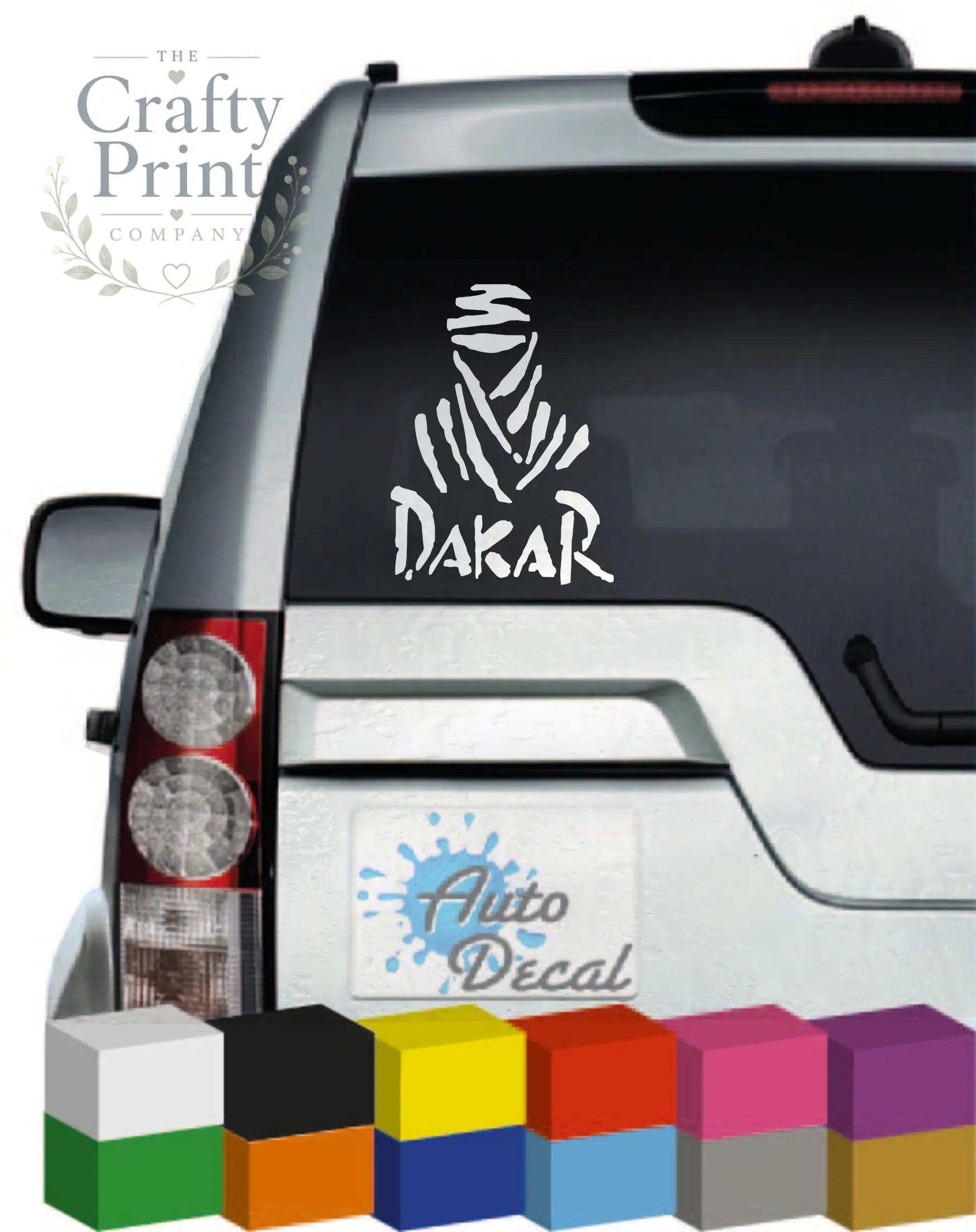 Dakar Rally Logo Novelty Car Sticker - Bumper Stickers
