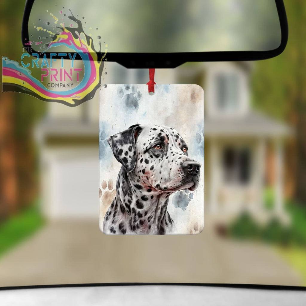 Dalmation Paw Print Car Air Freshener - Vehicle Fresheners