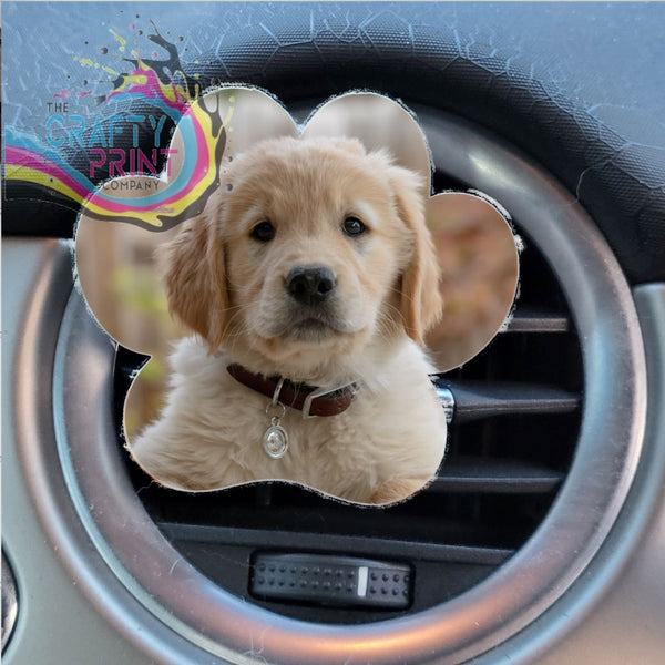 Design Your Own Acrylic Paw Print Car Vent Clip on Air