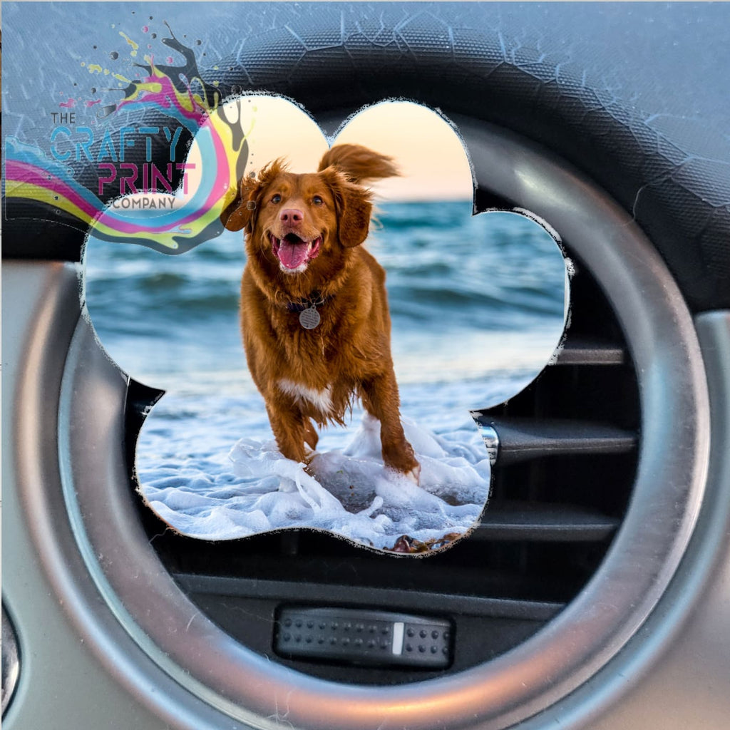 Design Your Own Acrylic Paw Print Car Vent Clip on Air