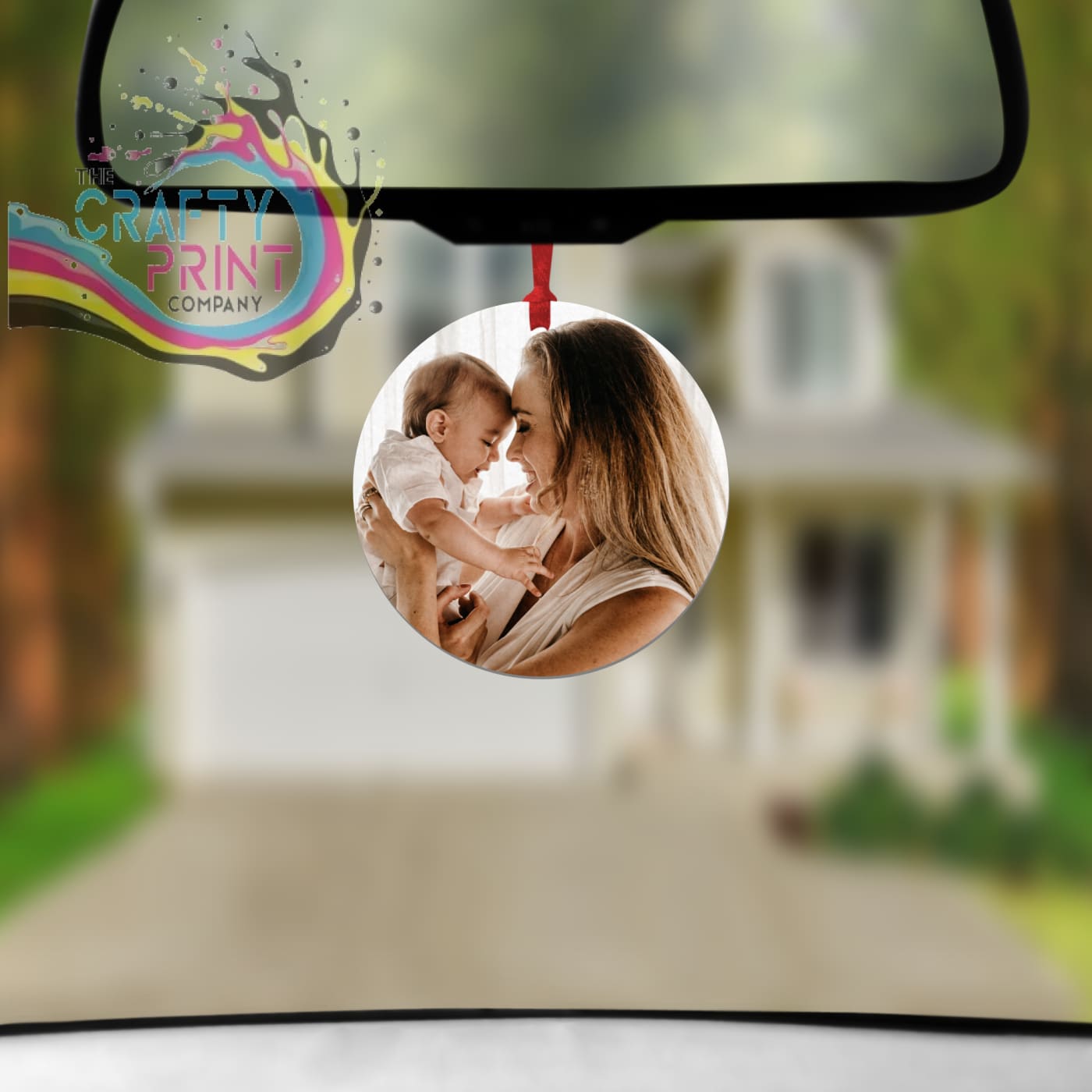 Design your Own Car Air Freshener Round with Fragrance