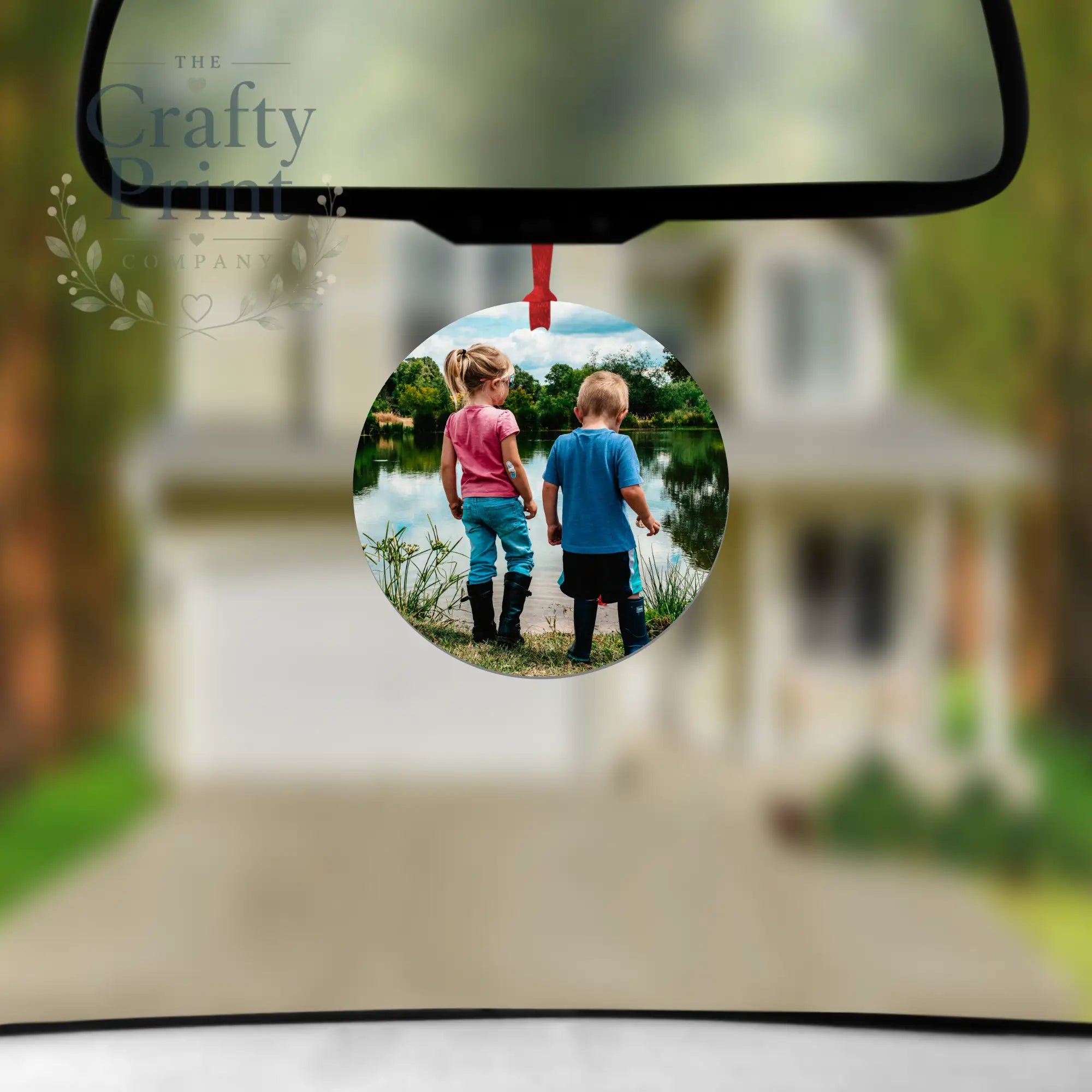 Design your Own Car Air Freshener Round with Fragrance