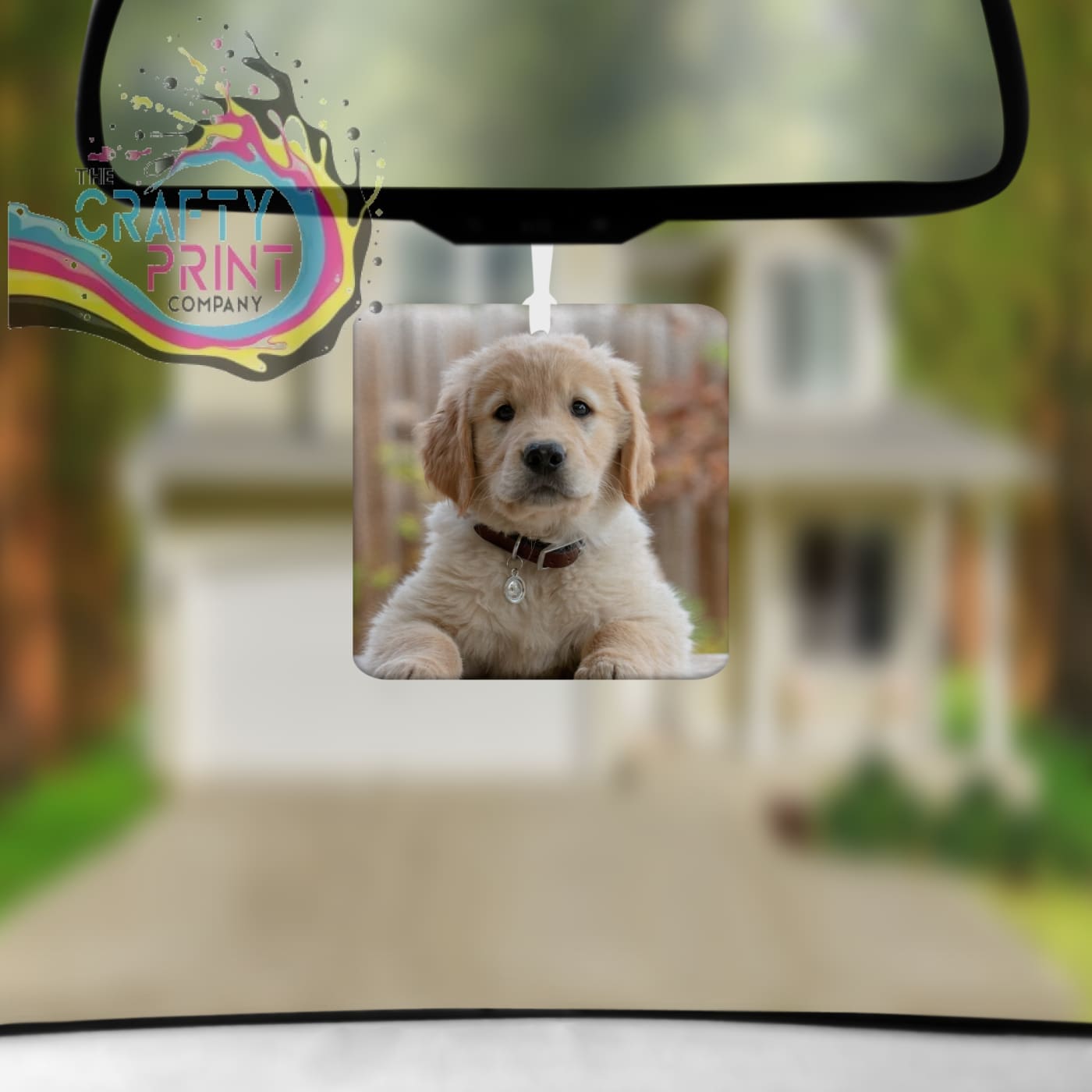 Design your Own Car Air Freshener Square with Fragrance
