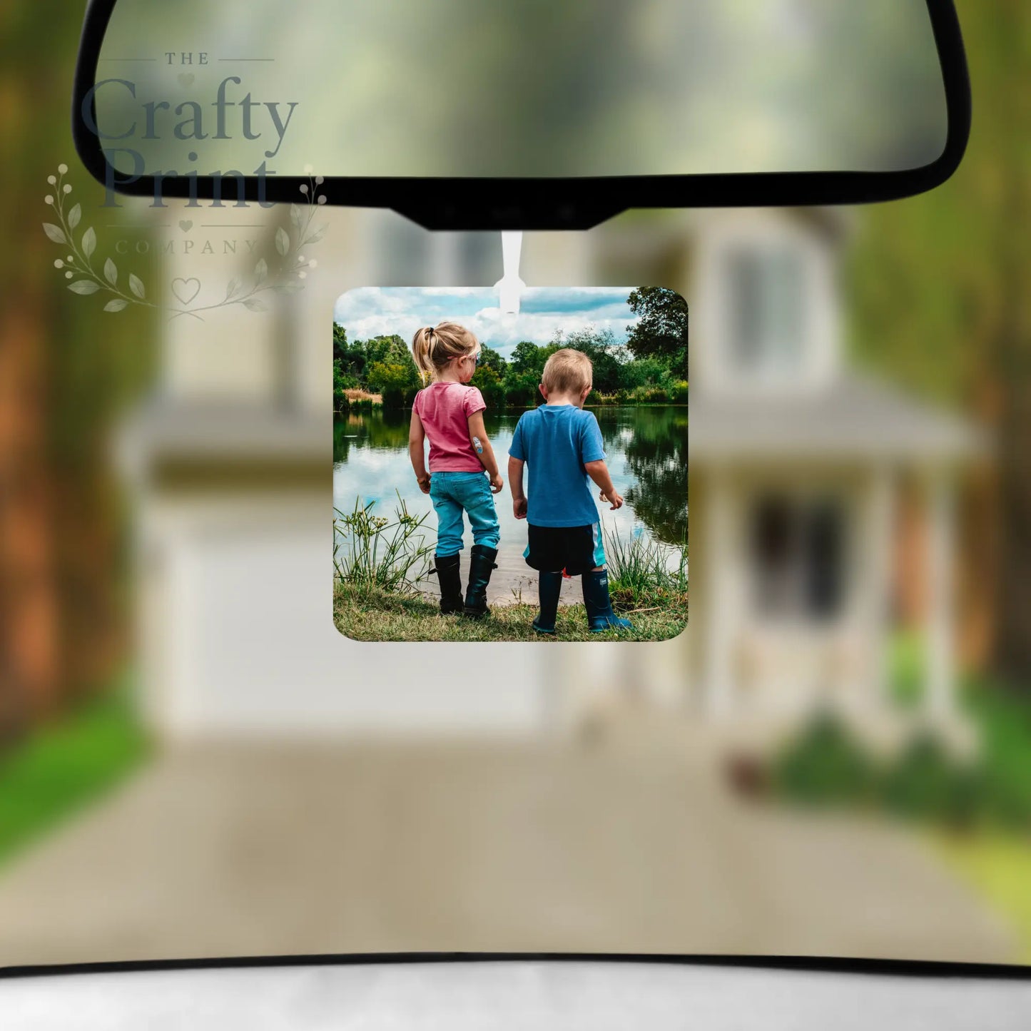 Design your Own Car Air Freshener Square with Fragrance