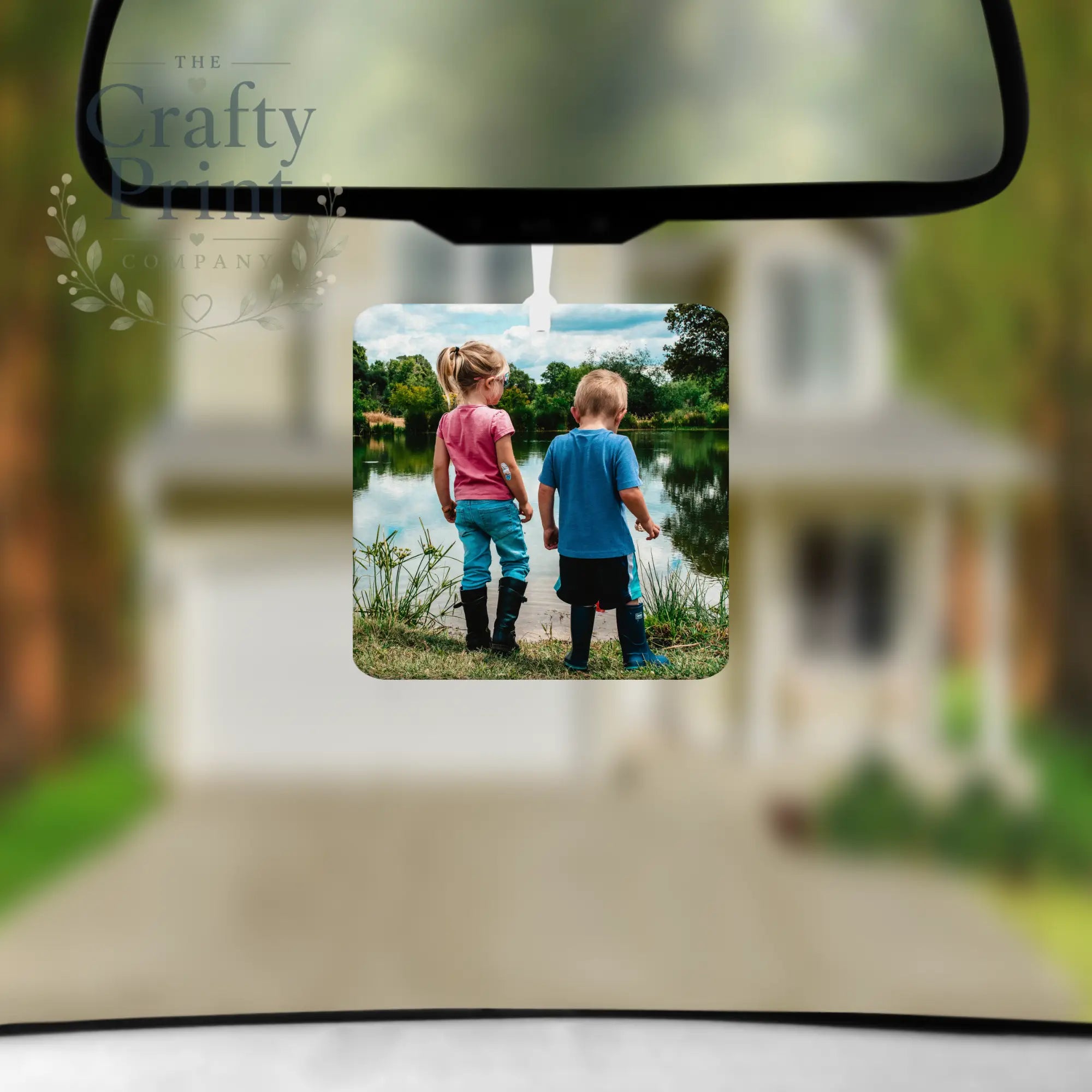 Design your Own Car Air Freshener Square with Fragrance