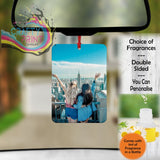 Design your Own Car Air Freshener with Fragrance Bottle