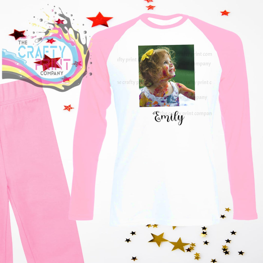 Design your Own Child Pyjamas - Light Pink / 6-12 Months