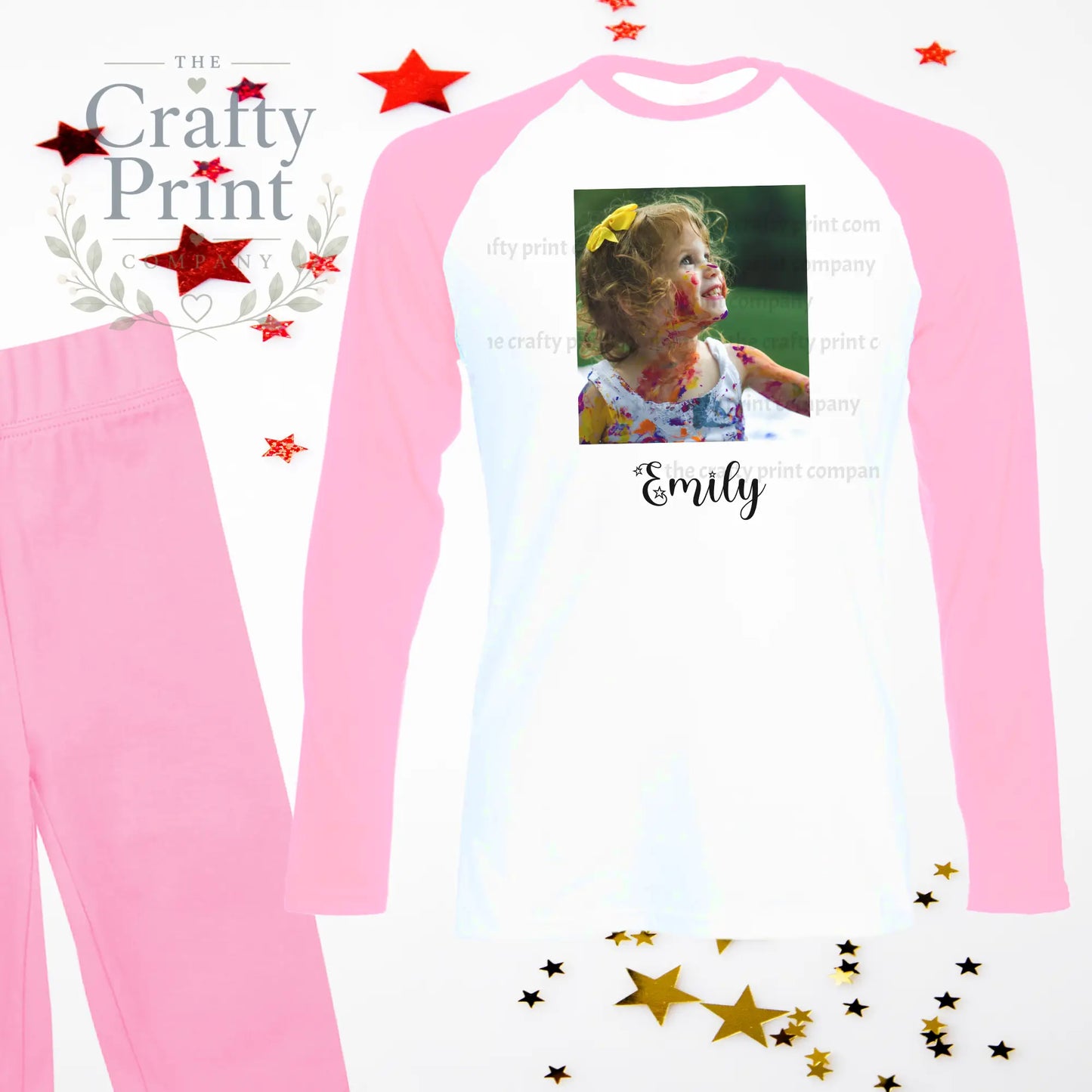 Design your Own Child Pyjamas - Light Pink / 6-12 Months