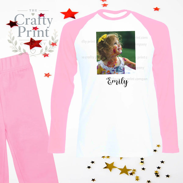 Design your Own Child Pyjamas - Light Pink / 6-12 Months