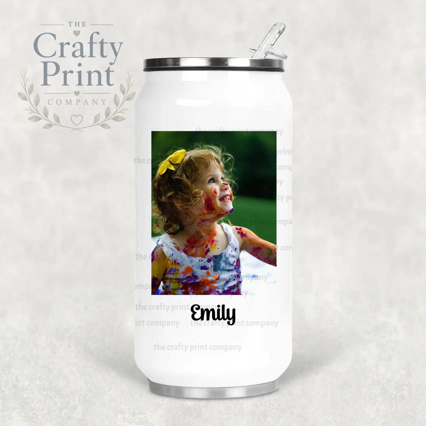 Design your own Coke Can Bottle with Straw - Water Bottles