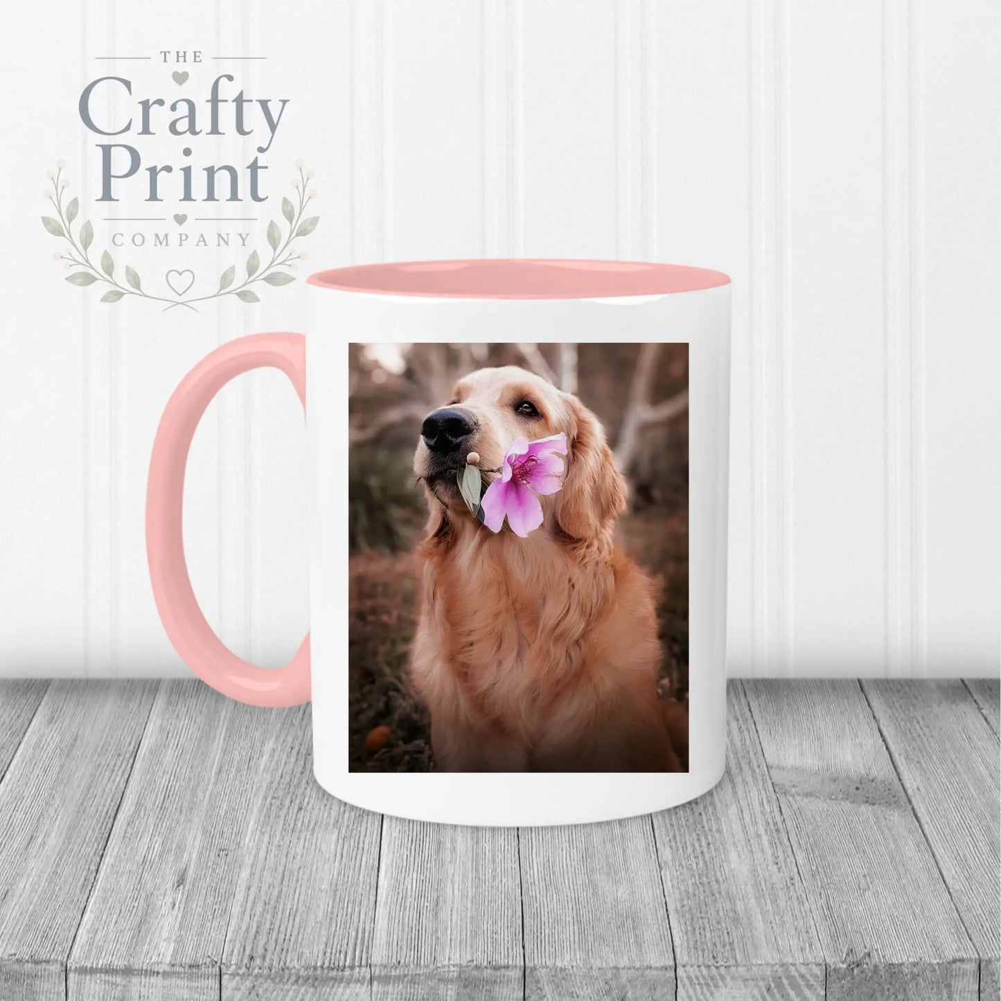 Design your Own Mug - Pink Handle & Inner - Mugs