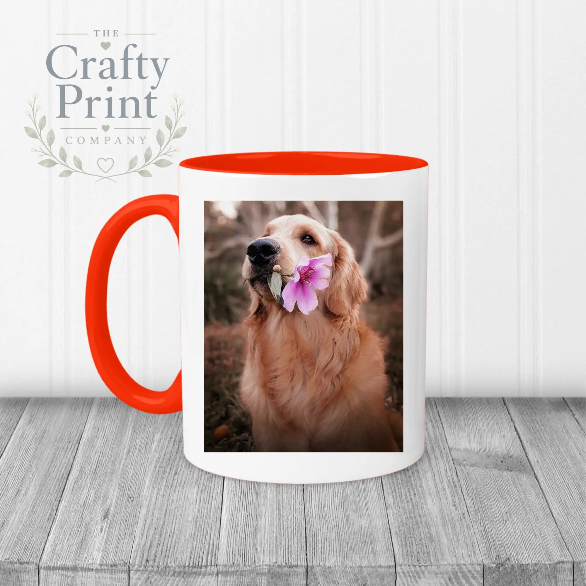 Design your Own Mug - Red Handle & Inner - Mugs