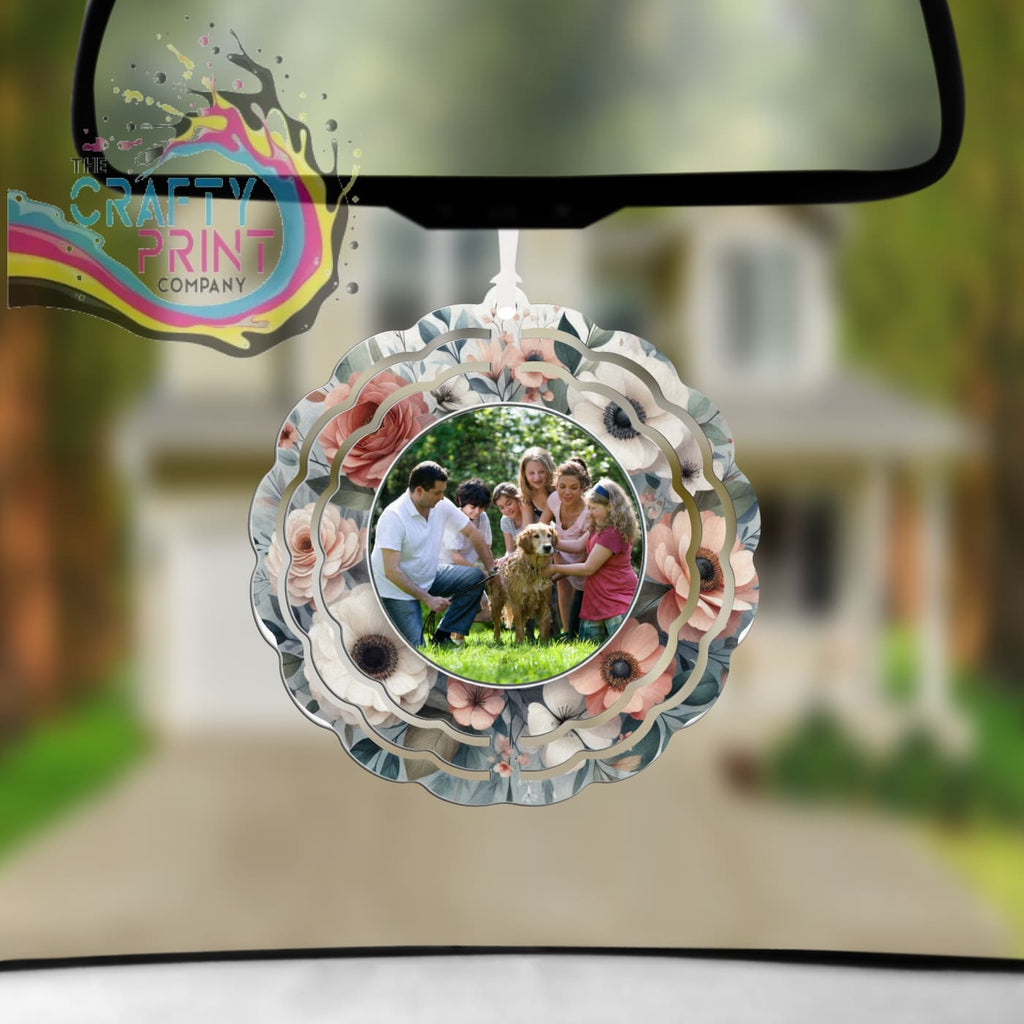 Design your own Wind Spinner Flower outline Car Air