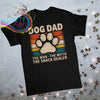 Dog Dad The Man Myth T-shirt - Black - Shirts & Tops