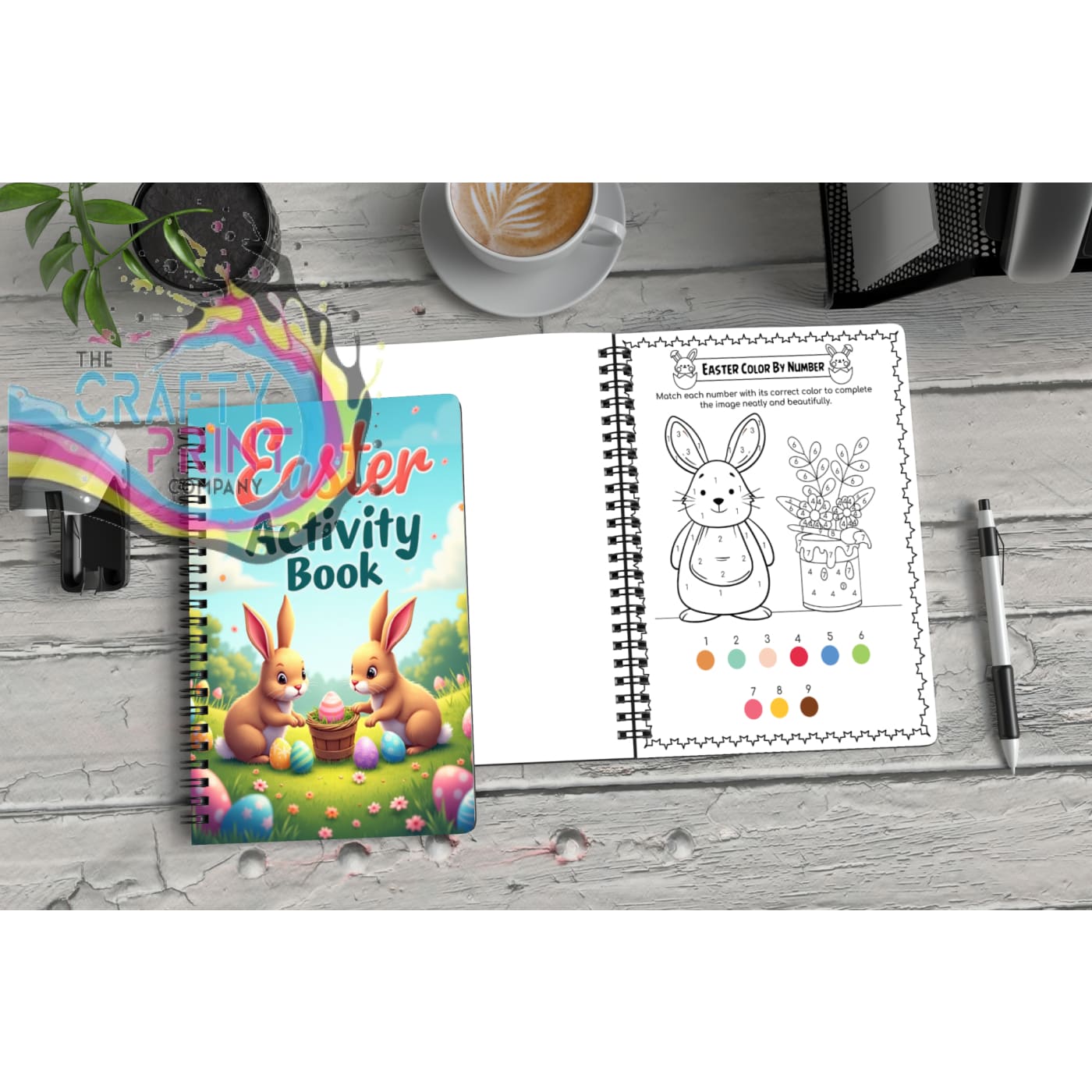 Easter Activity Book for Kids (A5 45 Pages) - Toys & Games