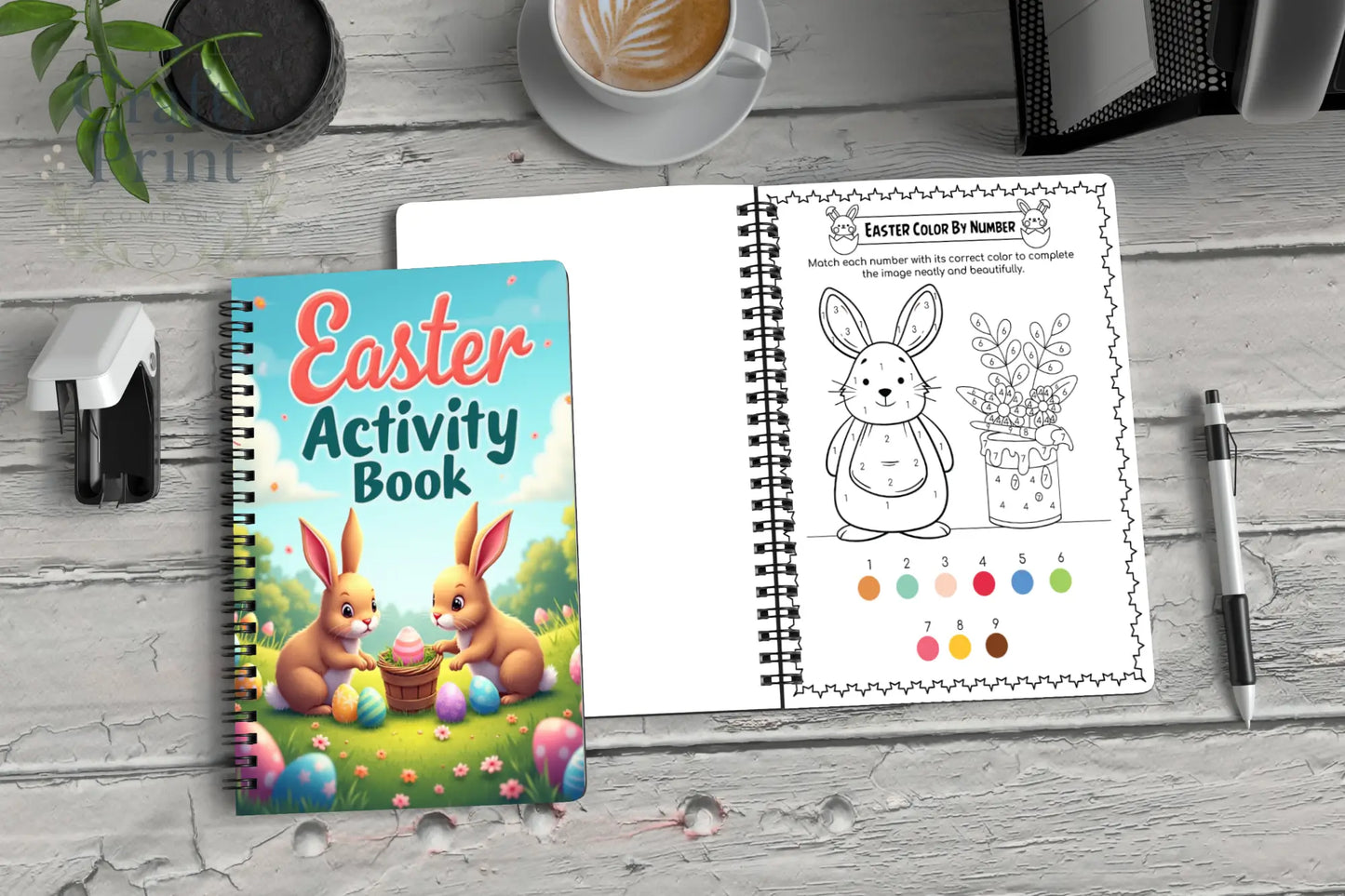 Easter Activity Book for Kids (A5 45 Pages) - Toys & Games