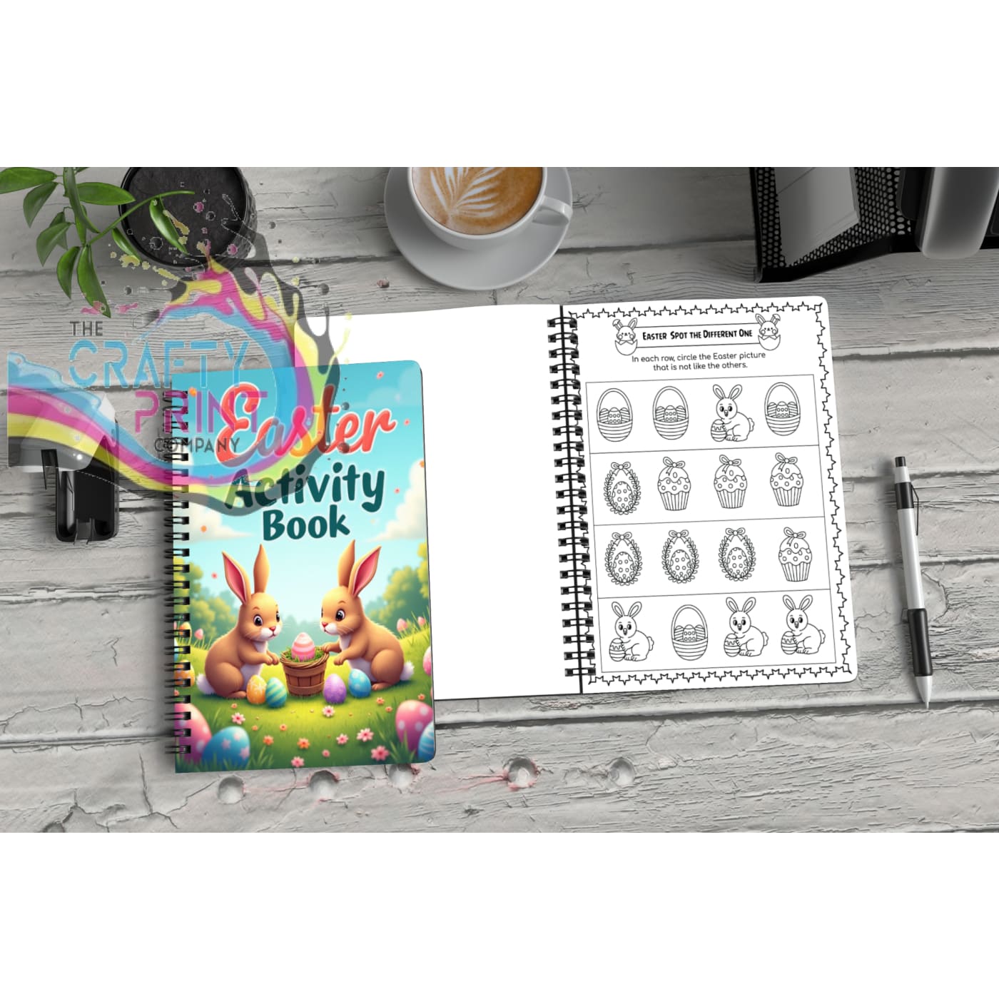 Easter Activity Book for Kids (A5 45 Pages) - Toys & Games