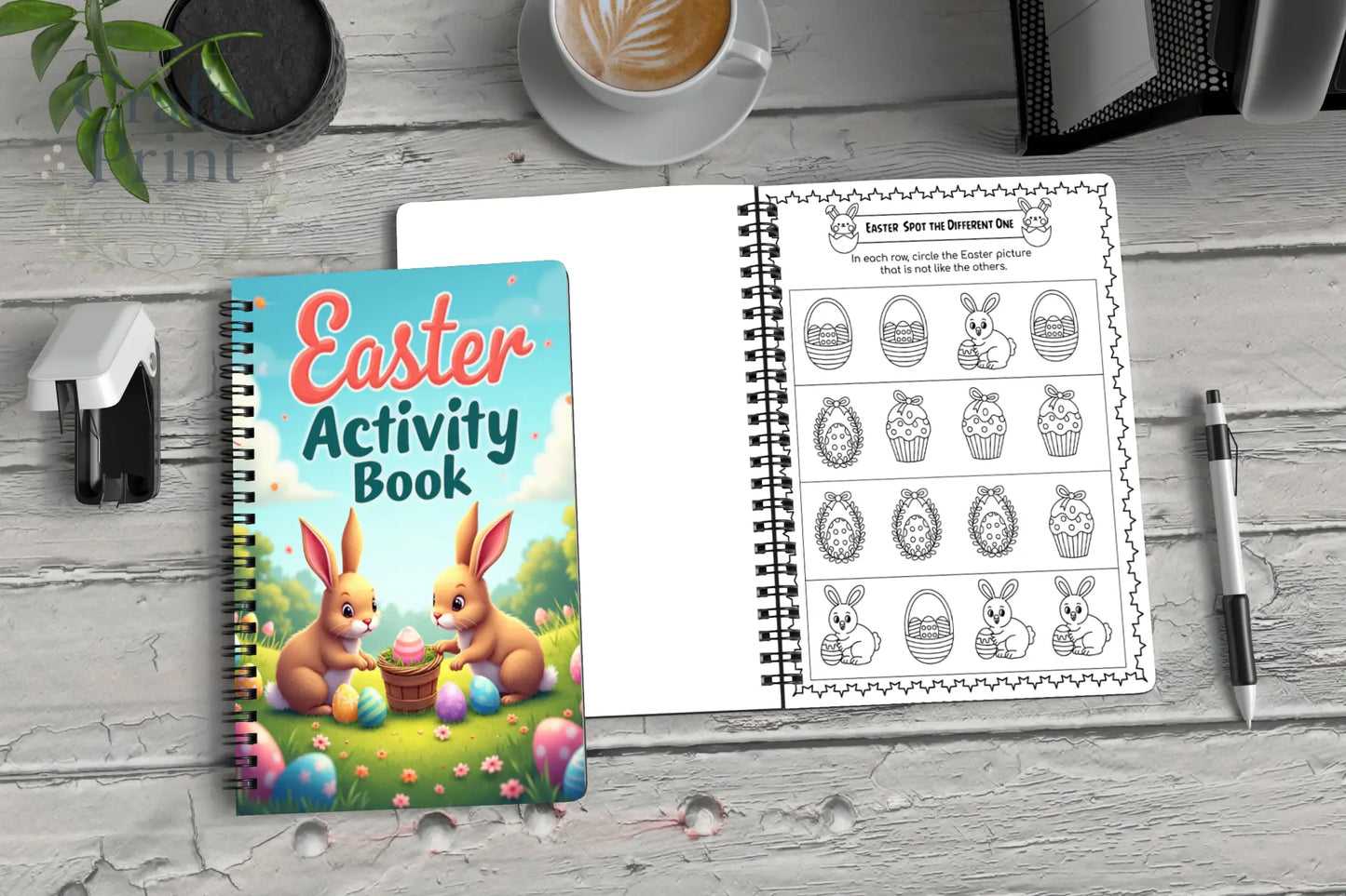 Easter Activity Book for Kids (A5 45 Pages) - Toys & Games